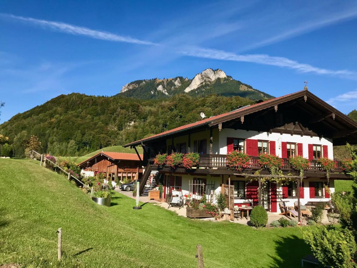 Ferienwohnung Draexl Garten Und Bergblick Nußdorf am Inn Buitenkant foto