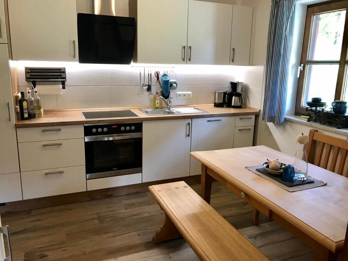 Ferienwohnung Draexl Garten Und Bergblick Nußdorf am Inn Buitenkant foto