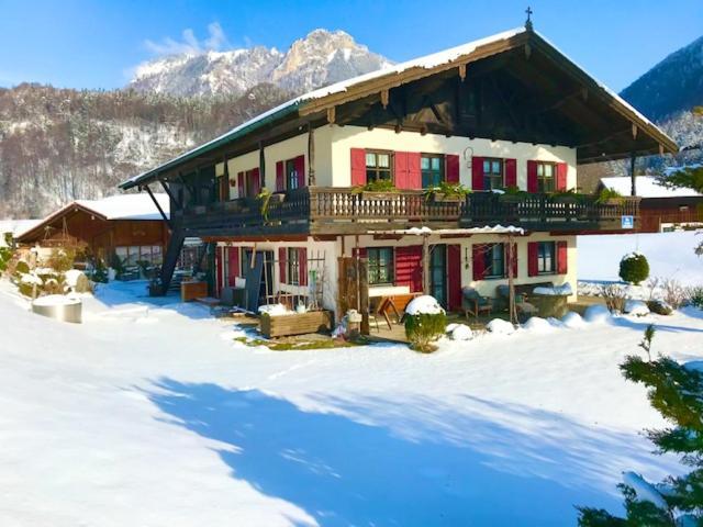 Ferienwohnung Draexl Garten Und Bergblick Nußdorf am Inn Buitenkant foto